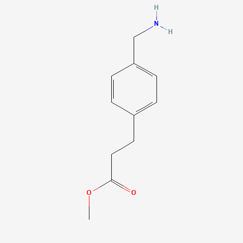 Methyl 3-[4-(aminomethyl)phenyl]propionate (CAS: 100511-78-2) - Chemical Structure and Molecular Formula 