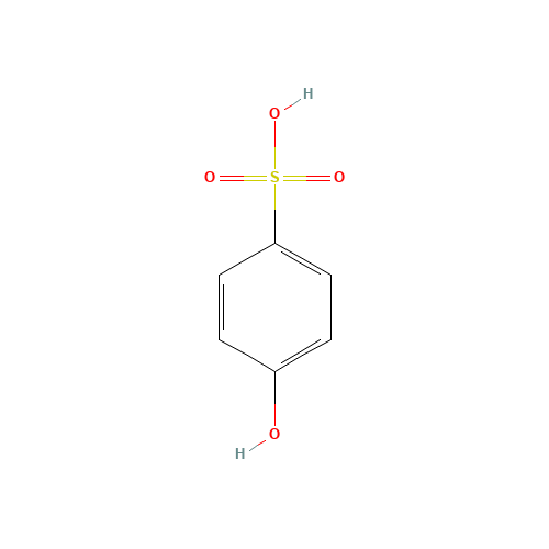 4-Hydroxybenzenesulfonic acid (CAS: 98-67-9) - Chemical Structure and Molecular Formula 