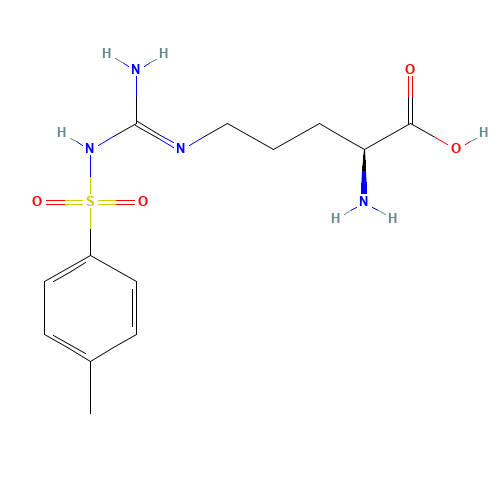 H-D-ARG(TOS)-OH (CAS: 4353-32-6) - Chemical Structure and Molecular Formula 