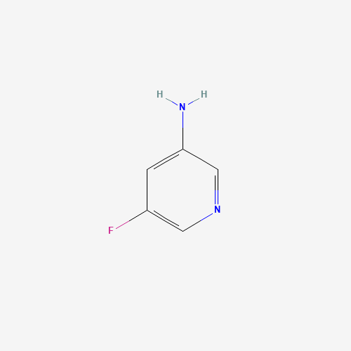 5-Amino-3-Fluoropyridine (CAS: 462652-33-1) - Chemical Structure and Molecular Formula 