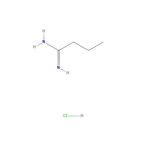 Butyramidine hydrochloride (CAS: 3020-81-3) - Chemical Structure and Molecular Formula 