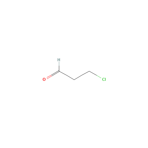 3-chloropropanal (CAS: 19434-65-2) - Chemical Structure and Molecular Formula 
