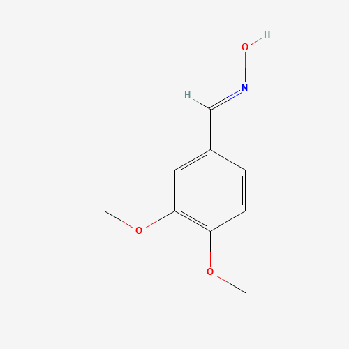 3,4-Dimethoxy-benzaldoxim (CAS: 2169-98-4) - Chemical Structure and Molecular Formula 