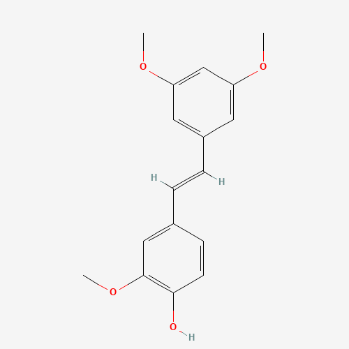 4-[(E)-2-(3,5-dimethoxyphenyl)ethenyl]-2-methoxy-phenol (CAS: 108957-72-8) - Related Chemical Product
