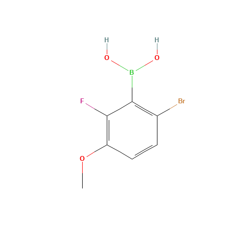 6-Bromo-2-fluoro-3-methoxybenzeneboronic acid (CAS: 871126-17-9) - Related Chemical Product