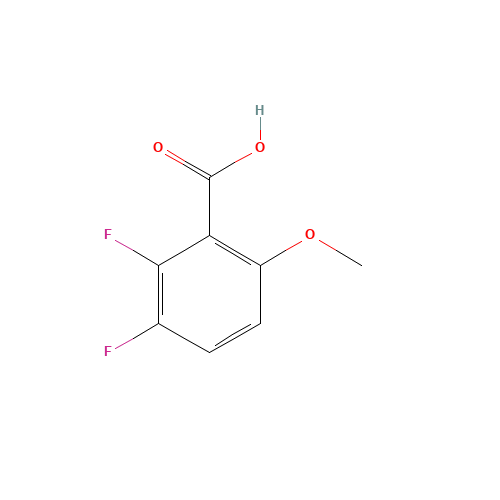 2,3-DIFLUORO-4-METHOXYBENZOIC ACID (CAS: 773873-26-0) - Chemical Structure and Molecular Formula 