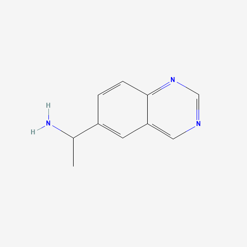 1-Quinazolin-6-yl-ethylamine (CAS: 1150618-18-0) - Chemical Structure and Molecular Formula 