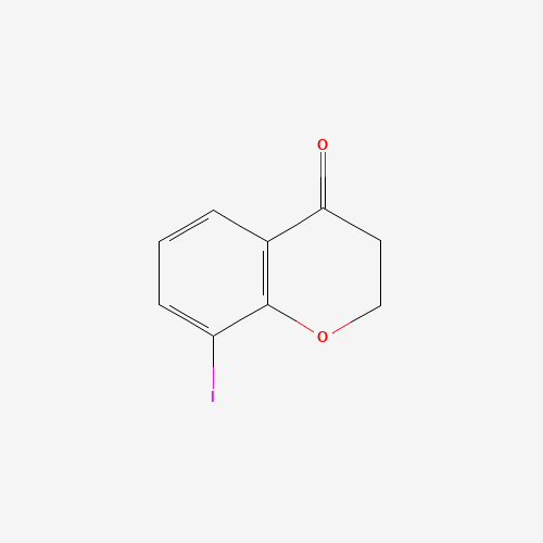 8-Iodo-4-chromanone (CAS: 101713-87-5) - Chemical Structure and Molecular Formula 