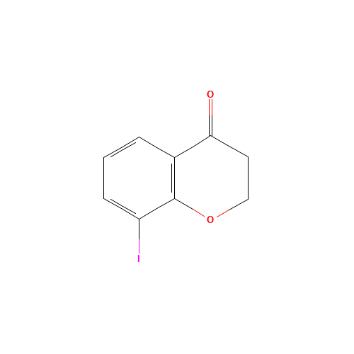 8-Iodo-4-chromanone (CAS: 101713-87-5) - Chemical Structure and Molecular Formula 
