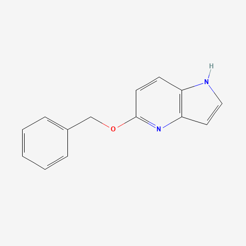 5-(benzyloxy)-1H-pyrrolo[3,2-b]pyridine (CAS: 17288-41-4) - Chemical Structure and Molecular Formula 