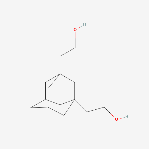 1,3-Bis(2-hydroxyethyl)adamantane (CAS: 80121-65-9) - Chemical Structure and Molecular Formula 