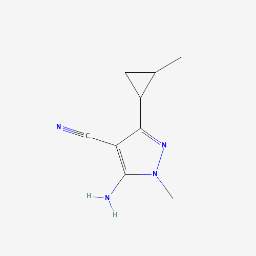 5-amino-1-methyl-3-((1R,2S)-2-methylcyclopropyl)-1H-pyrazole-4-carbonitrile (CAS: 1184914-28-0) - Related Chemical Product
