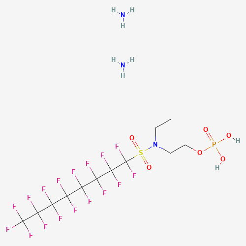 Diammonium N-ethylheptadecafluoro-N-[2-(phosphonatooxy)ethyl]octanesulfonamidate (CAS: 67969-69-1) - Related Chemical Product
