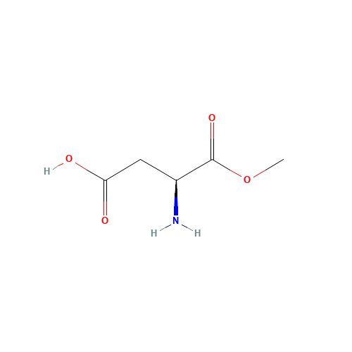 1-Methyl L-aspartate (CAS: 17812-32-7) - Chemical Structure and Molecular Formula 