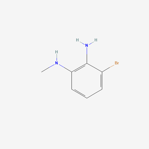 3-bromo-N1-methylbenzene-1,2-diamine chemical structure 3-bromo-N1-methylbenzene-1,2-diamine (CAS: 1150617-55-2) - Chemical Structure and Molecular Formula