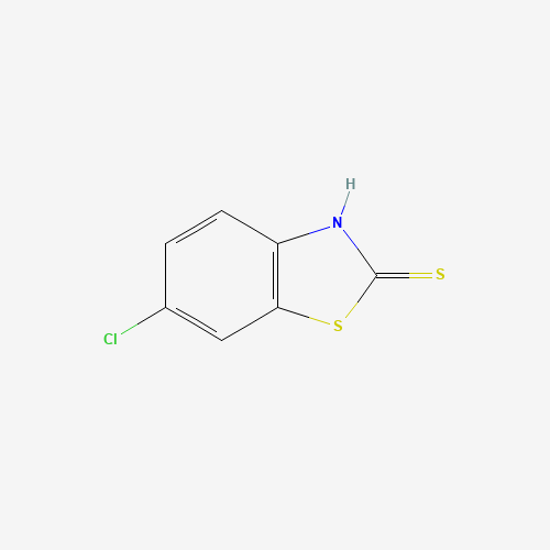 6-Chloro-2-mercaptobenzothiazole (CAS: 51618-29-2) - Chemical Structure and Molecular Formula 