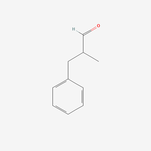 2-methyl-3-phenylpropionaldehyde chemical structure 2-methyl-3-phenylpropionaldehyde (CAS: 5445-77-2) - Chemical Structure and Molecular Formula