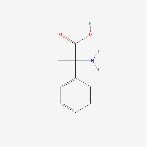 2-amino-2-phenyl-propanoic acid (CAS: 6945-32-0) - Chemical Structure and Molecular Formula 