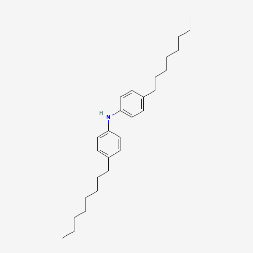 Dioctyldiphenylamine (CAS: 101-67-7) - Chemical Structure and Molecular Formula 