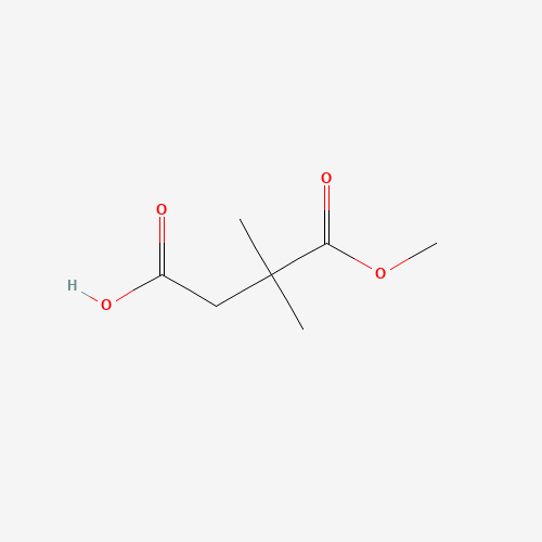 1-Methyl 2,2-dimethylsuccinate (CAS: 32980-26-0) - Chemical Structure and Molecular Formula 