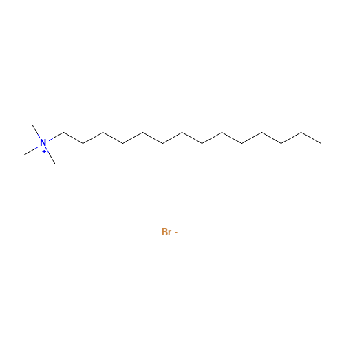 Cetrimide (CAS: 8044-71-1) - Chemical Structure and Molecular Formula 