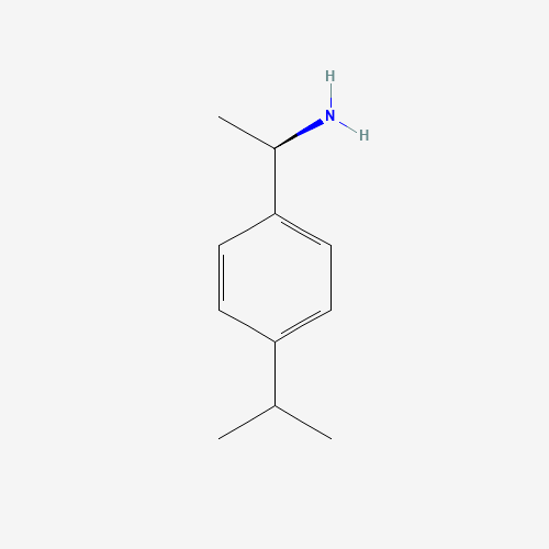 Benzenemethanamine,a-methyl-4-(1-methylethyl)-,(aR)- (CAS: 856762-66-8) - Chemical Structure and Molecular Formula 