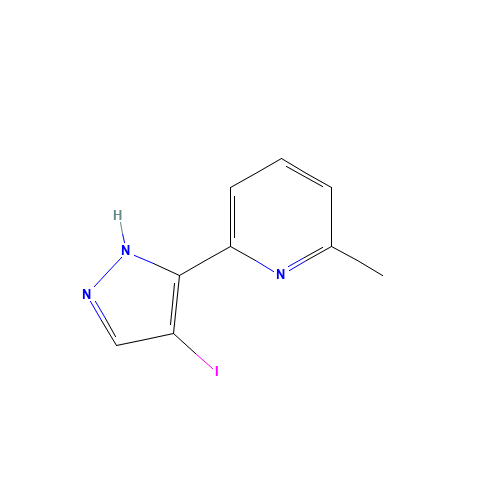 2-(4-iodo-1H-pyrazol-3-yl)-6-methylpyridine (CAS: 1184917-36-9) - Related Chemical Product