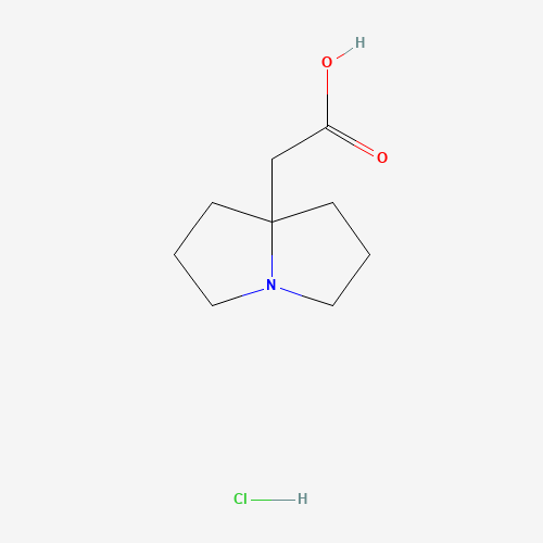 Tetrahydro-1H-pyrrolizine-7a(5H)-acetic acid hydrochloride (CAS: 124655-63-6) - Related Chemical Product