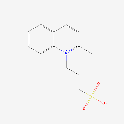 2-Methyl-1-(3-sulphonatopropyl)quinolinium (CAS: 51583-69-8) - Chemical Structure and Molecular Formula 