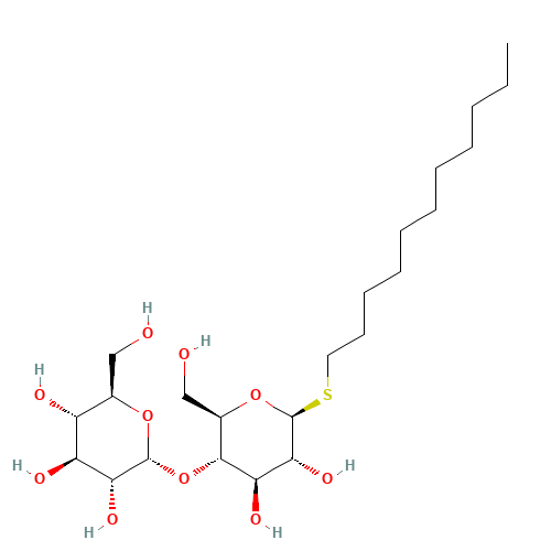 N-UNDECYL-B-D-THIOMALTOSIDE (CAS: 148565-57-5) - Chemical Structure and Molecular Formula 