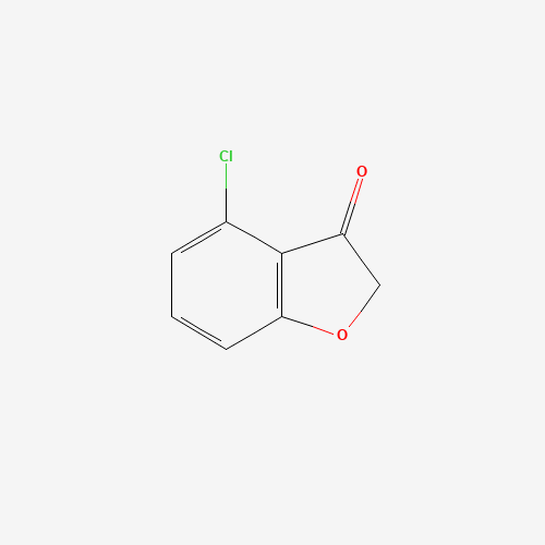4-Chloro-3(2H)-benzofuranone (CAS: 3260-90-0) - Chemical Structure and Molecular Formula 