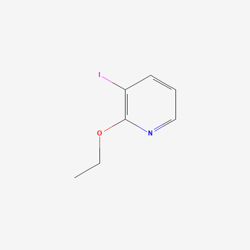 2-ETHOXY-3-IODO-PYRIDINE (CAS: 766557-60-2) - Chemical Structure and Molecular Formula 