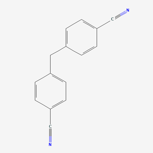 4,4'-(1-METHYLENE) BIS-BENZONITRILE (CAS: 10466-37-2) - Chemical Structure and Molecular Formula 