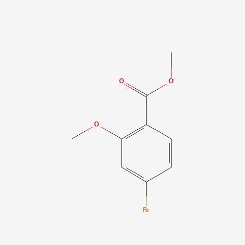 METHYL 4-BROMO-2-METHOXYBENZOATE  98 (CAS: 139102-34-4) - Chemical Structure and Molecular Formula 