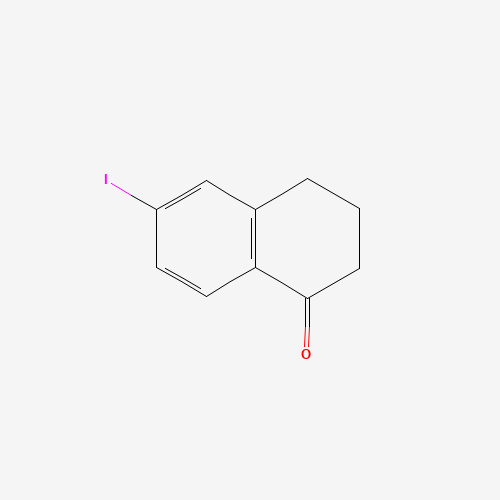 6-Iodo-1-tetralone (CAS: 340825-13-0) - Chemical Structure and Molecular Formula 