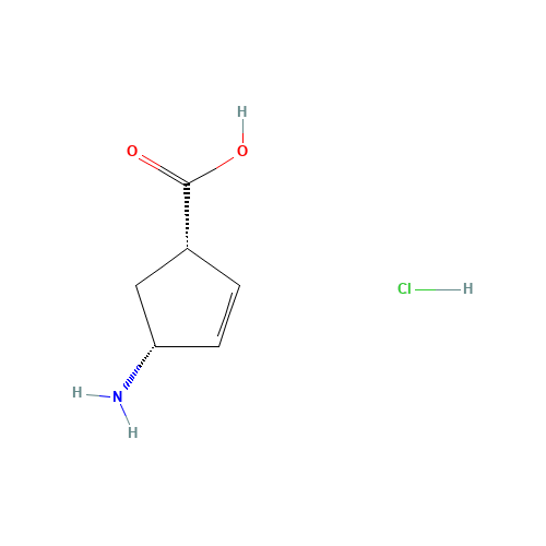 (1S,4R)-4-AMINO-CYCLOPENT-2-ENECARBOXYLIC ACID HYDROCHLORIDE (CAS: 61865-62-1) - Related Chemical Product