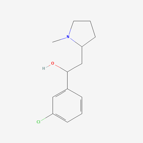 alpha-(3-Chlorophenyl)-1-methyl-2-pyrrolidineethanol (CAS: 71157-72-7) - Related Chemical Product