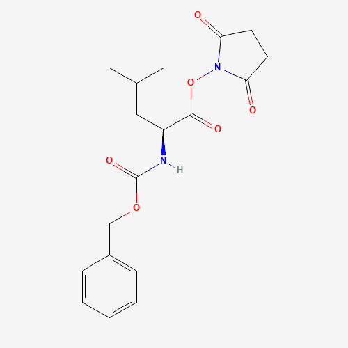 Z-LEU-OSU (CAS: 3397-35-1) - Chemical Structure and Molecular Formula 