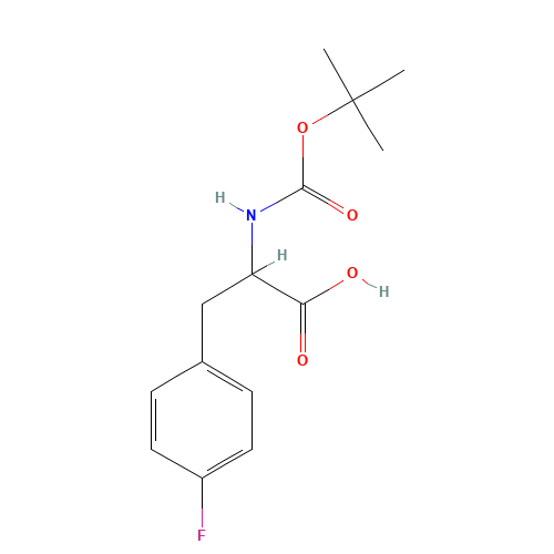 BOC-P-FLUORO-DL-PHE-OH (CAS: 79561-25-4) - Related Chemical Product