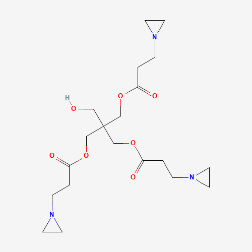 Pentaerythritol tris[3-(1-aziridinyl)propionate] (CAS: 57116-45-7) - Chemical Structure and Molecular Formula 