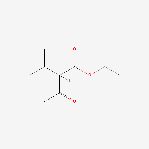 Ethyl 2-isopropylacetoacetate (CAS: 1522-46-9) - Chemical Structure and Molecular Formula 