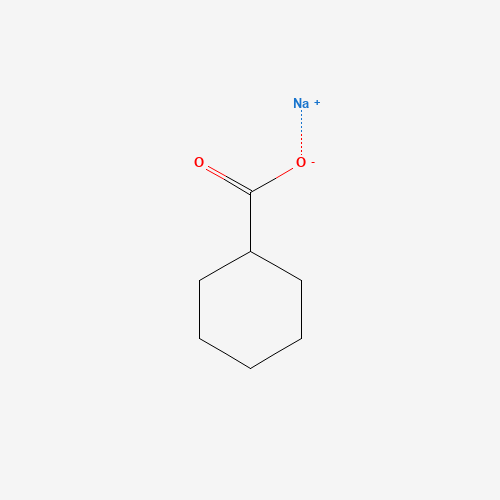 Sodium cyclohexanecarboxylate (CAS: 136-01-6) - Chemical Structure and Molecular Formula 