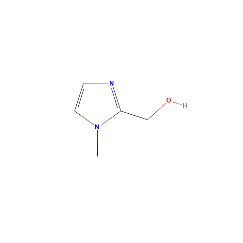 1-Methyl-1H-Imidazol-2-yl Methanol (CAS: 17334-08-6) - Chemical Structure and Molecular Formula 