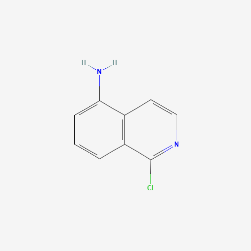 5-Amino-1-chloroisoquinoline chemical structure 5-Amino-1-chloroisoquinoline (CAS: 374554-54-8) - Chemical Structure and Molecular Formula