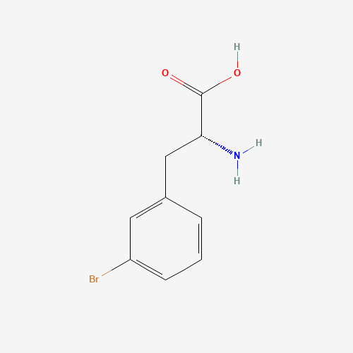 3-Bromo-D-phenylalanine (CAS: 99295-78-0) - Chemical Structure and Molecular Formula 
