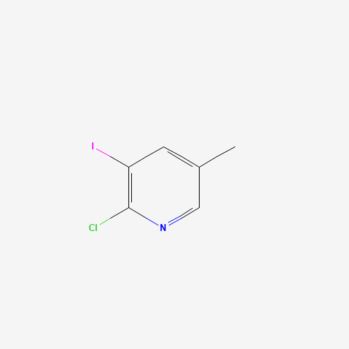 2-CHLORO-3-IODO-5-PICOLINE chemical structure 2-CHLORO-3-IODO-5-PICOLINE (CAS: 59782-91-1) - Chemical Structure and Molecular Formula