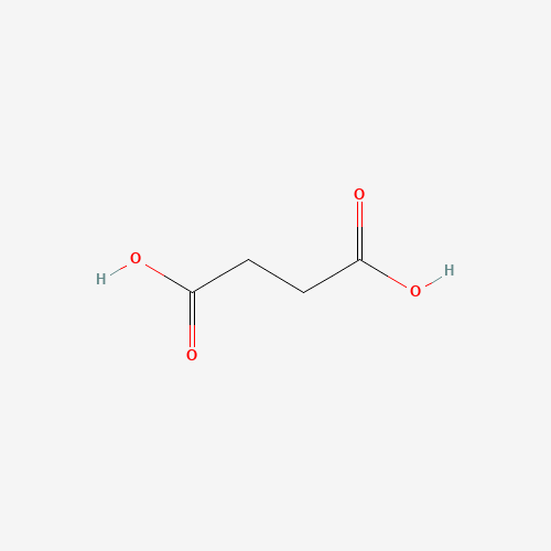 Succinic acid (CAS: 110-15-6) - Chemical Structure and Molecular Formula 