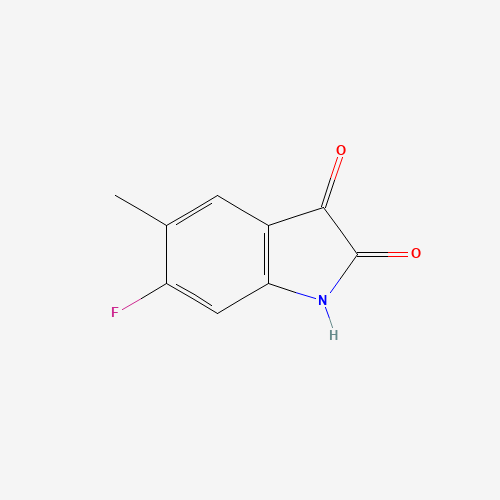 6-Fluoro-5-Methyl Isatin (CAS: 749240-55-9) - Chemical Structure and Molecular Formula 