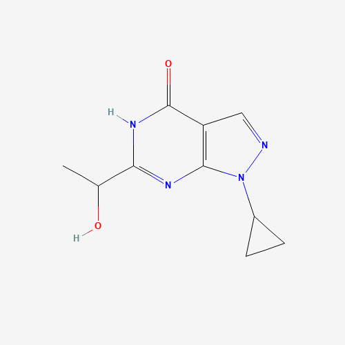 (S)-1-cyclopropyl-6-(1-hydroxyethyl)-1H-pyrazolo[3,4-d]pyrimidin-4(5H)-one (CAS: 1184915-99-8) - Related Chemical Product