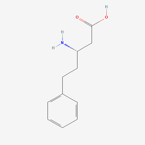 (S)-3-AMINO-5-PHENYLPENTANOIC ACID HYDROCHLORIDE (CAS: 218278-62-7) - Chemical Structure and Molecular Formula 